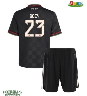 Bayern Munich Sacha Boey #23 Tredjeställ Barn 2025-26 Kortärmad (+ Korta byxor)